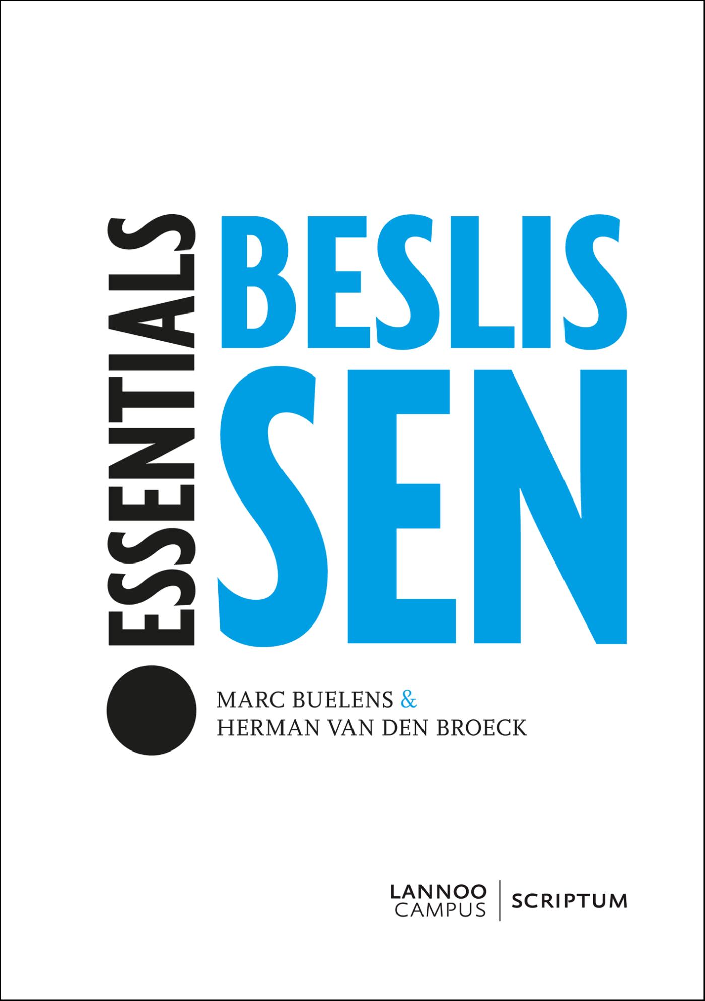 Omslag van Beslissen