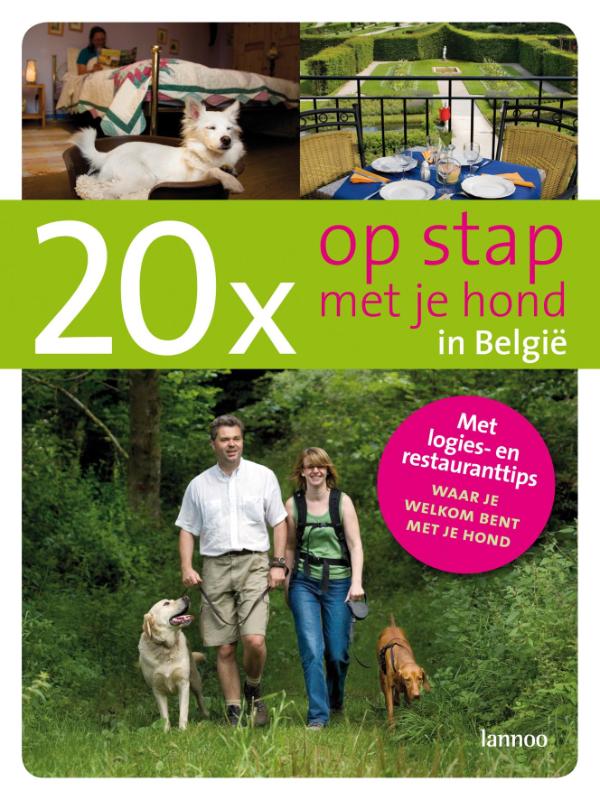 Omslag van 20 x op stap met je hond in België