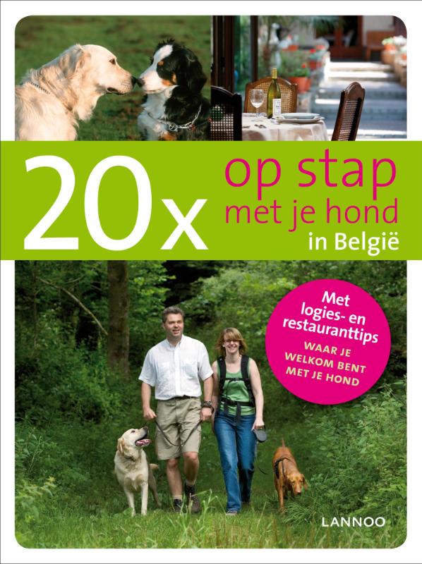 Omslag van 20x Op stap met je hond in Belgie