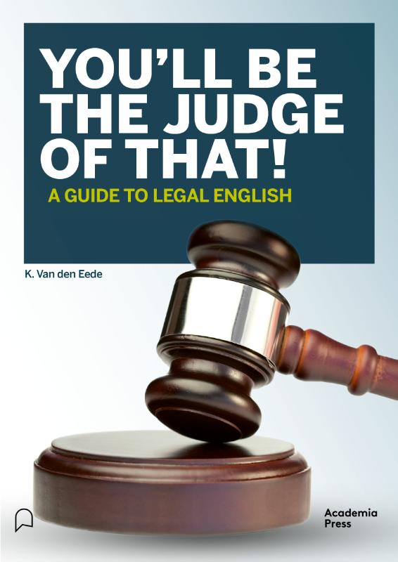 Omslag van You'll be the judge of that