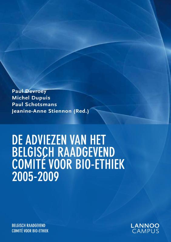 Omslag van Belgisch Raadgevend Comité voor Bio-ethiek 2005-2009