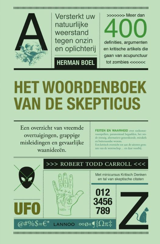 Omslag van HET WOORDENBOEK VAN DE SKEPTICUS