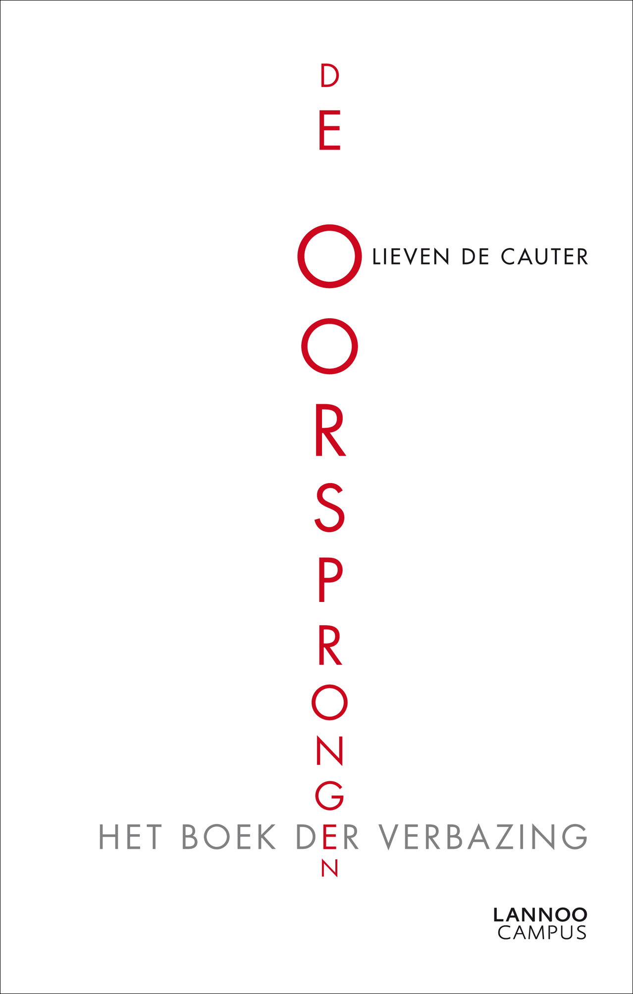 Omslag van De oorsprongen of het boek der verbazingen