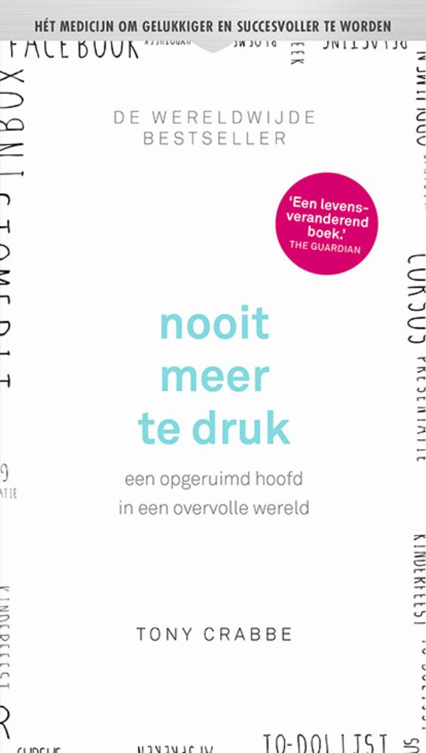 Omslag van Nooit meer te druk