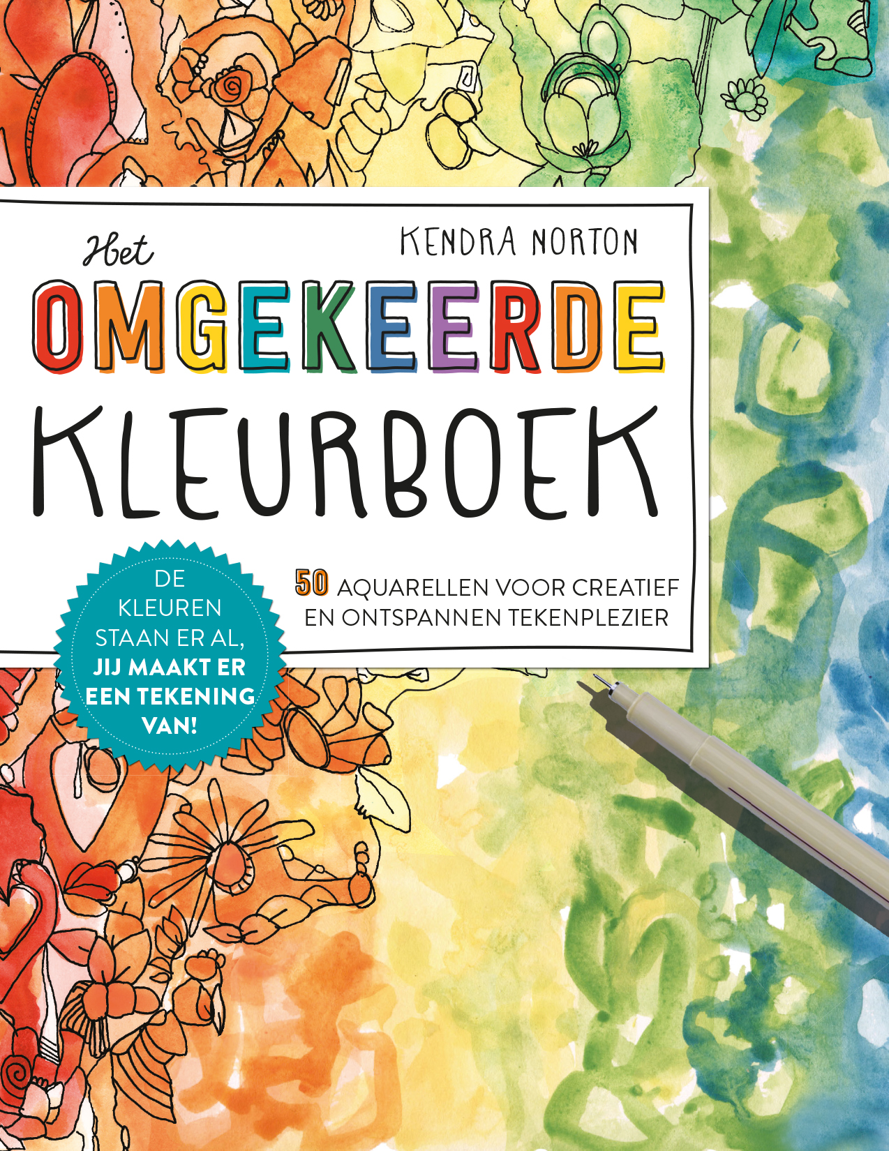 Omslag van Het omgekeerde kleurboek