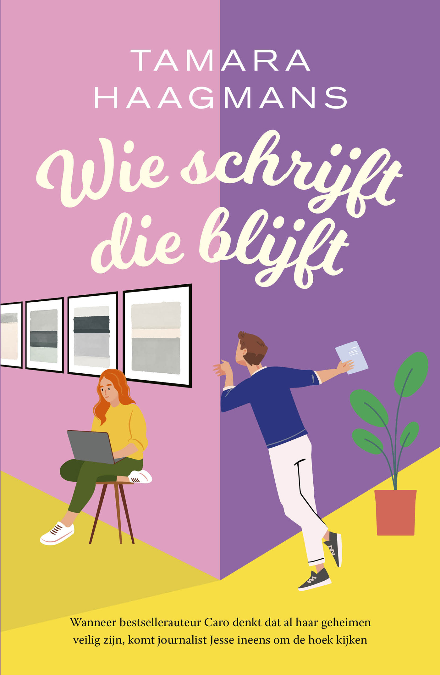 Omslag van Wie schrijft die blijft