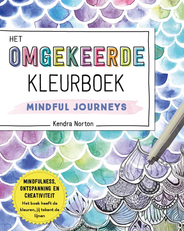 Omslag van Het omgekeerde kleurboek - Mindful Journeys