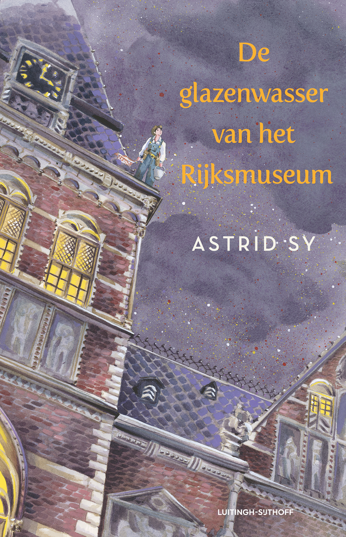 Omslag van De glazenwasser van het Rijksmuseum