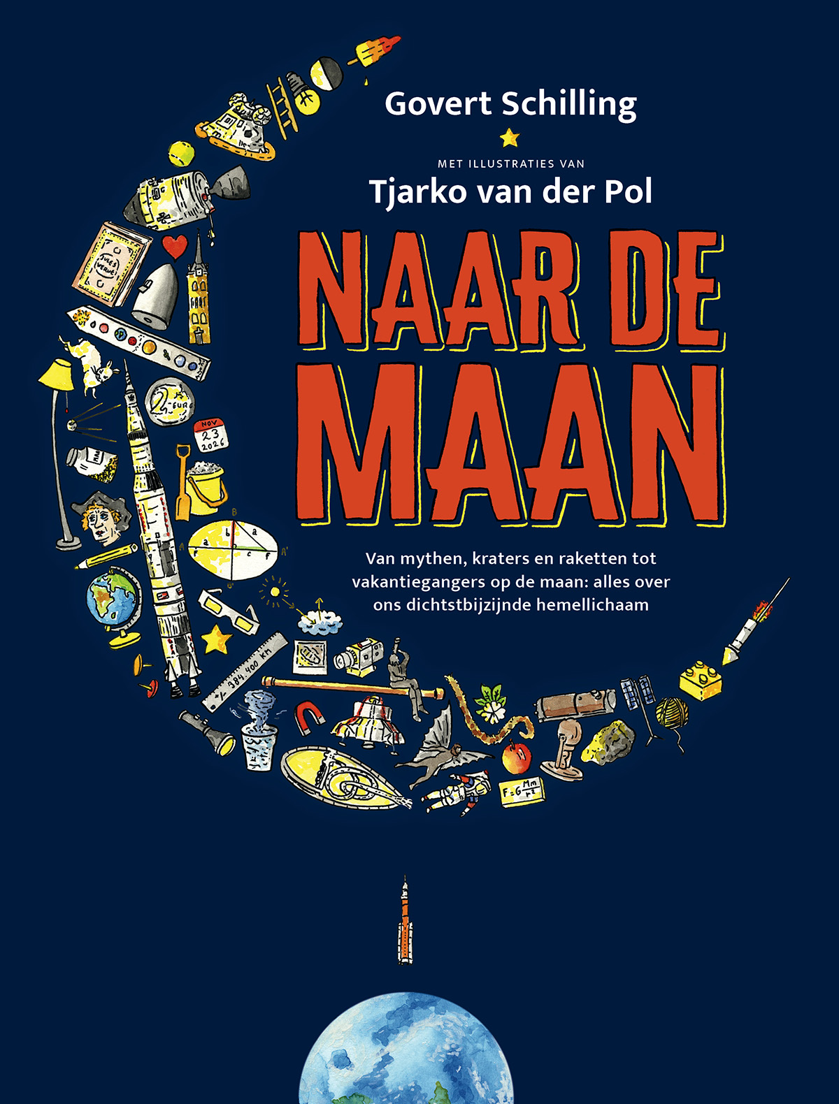 Omslag van Naar de maan