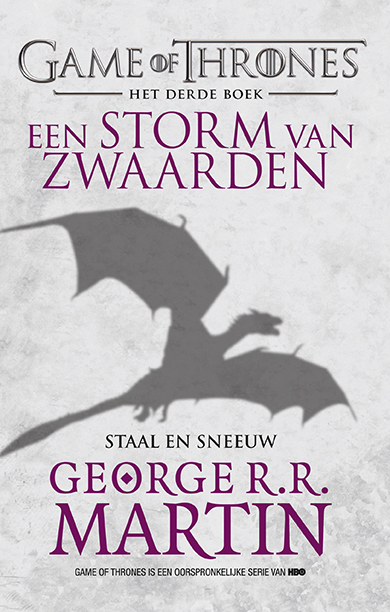Omslag van Game of Thrones 3 - Storm van Zwaarden - Staal en Sneeuw (POD)