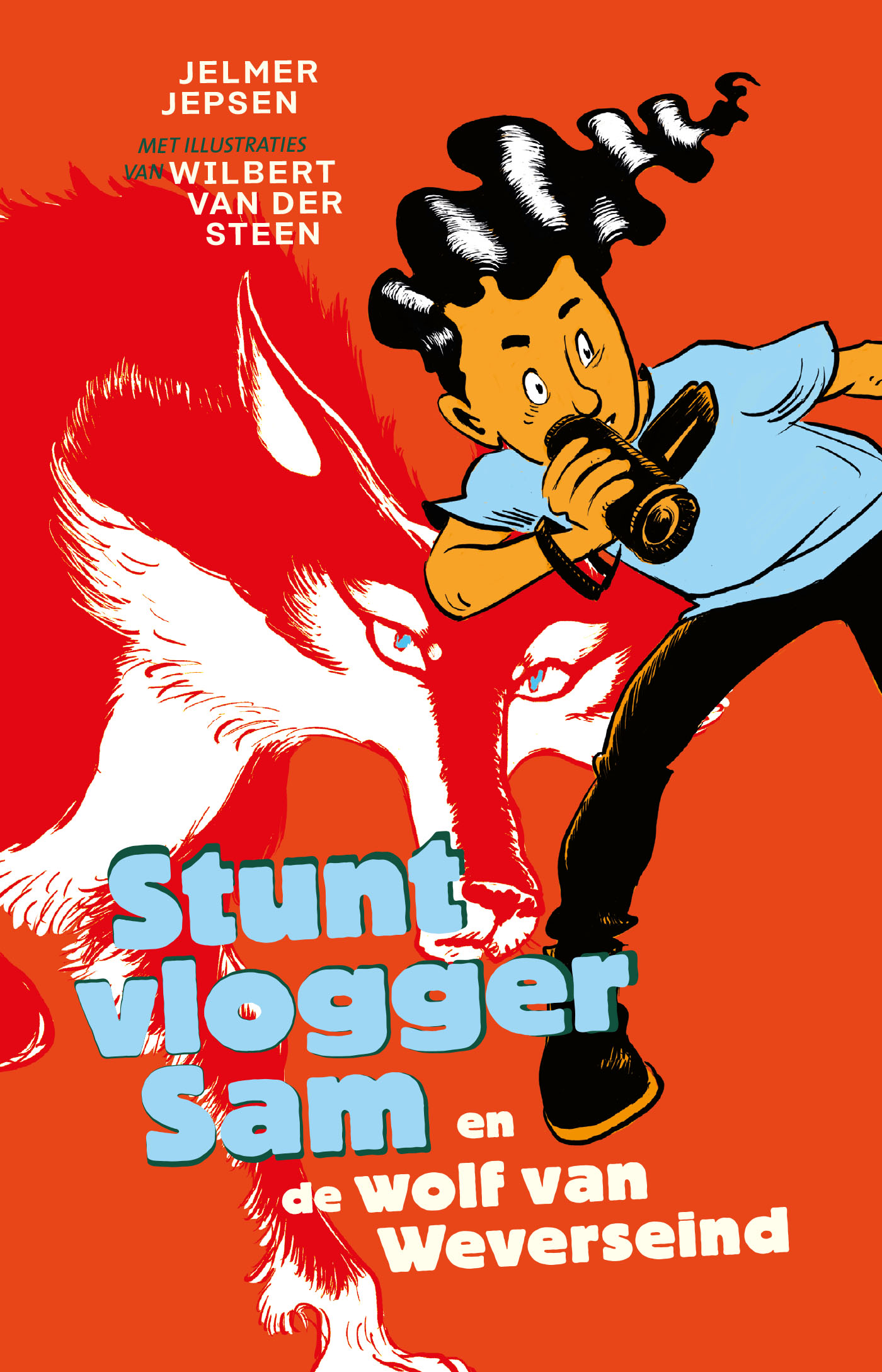 Omslag van Stuntvlogger Sam en de wolf van Weverseind
