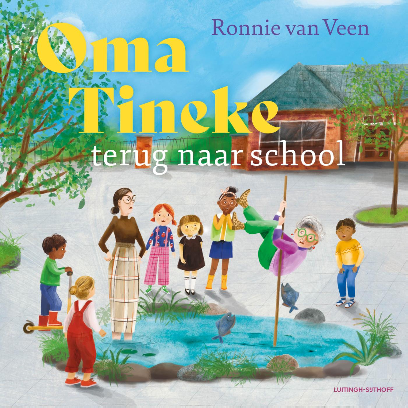 Omslag van Oma Tineke terug naar school
