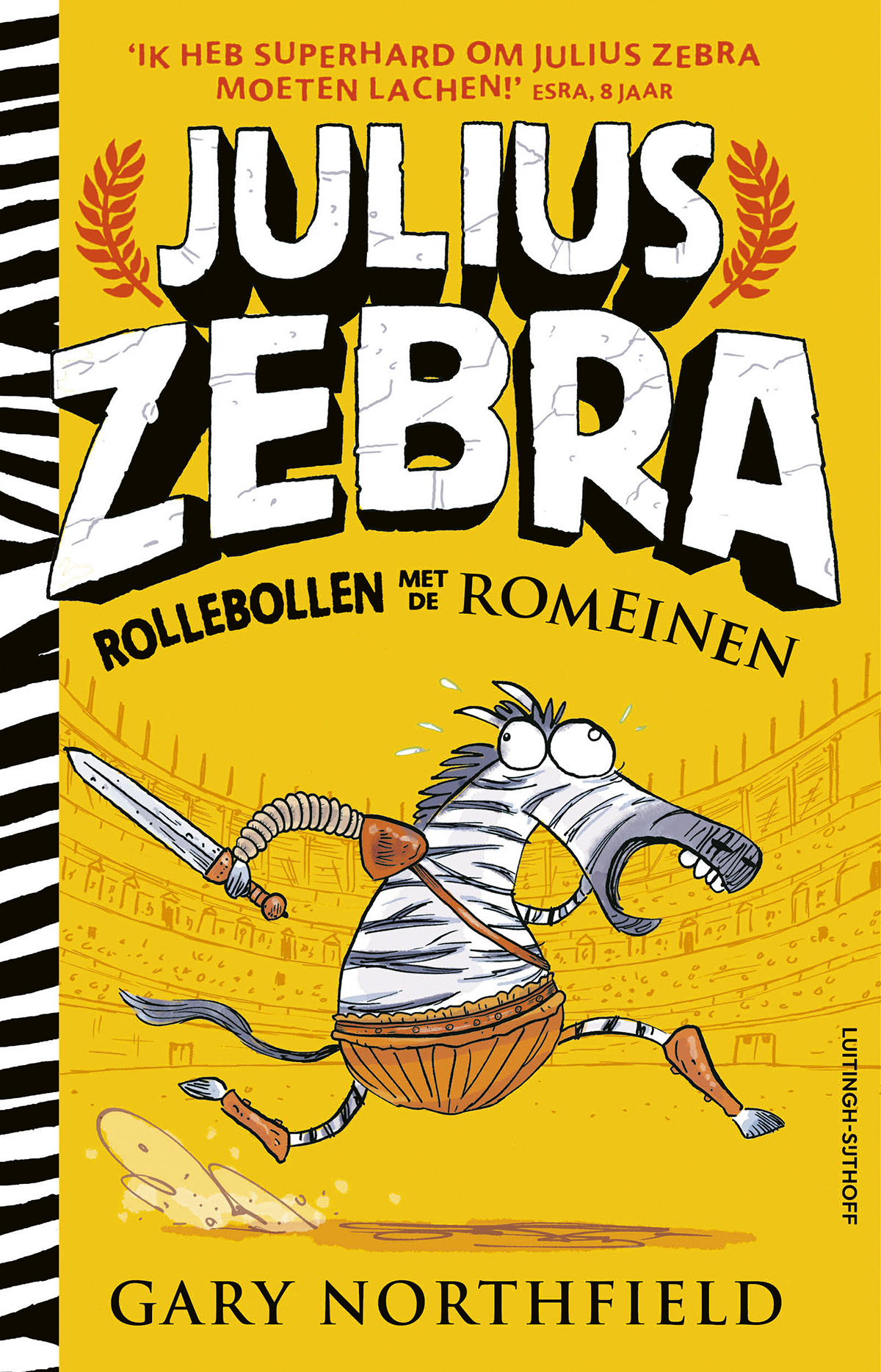 Omslag van Julius Zebra - 1 Rollebollen met de Romeinen