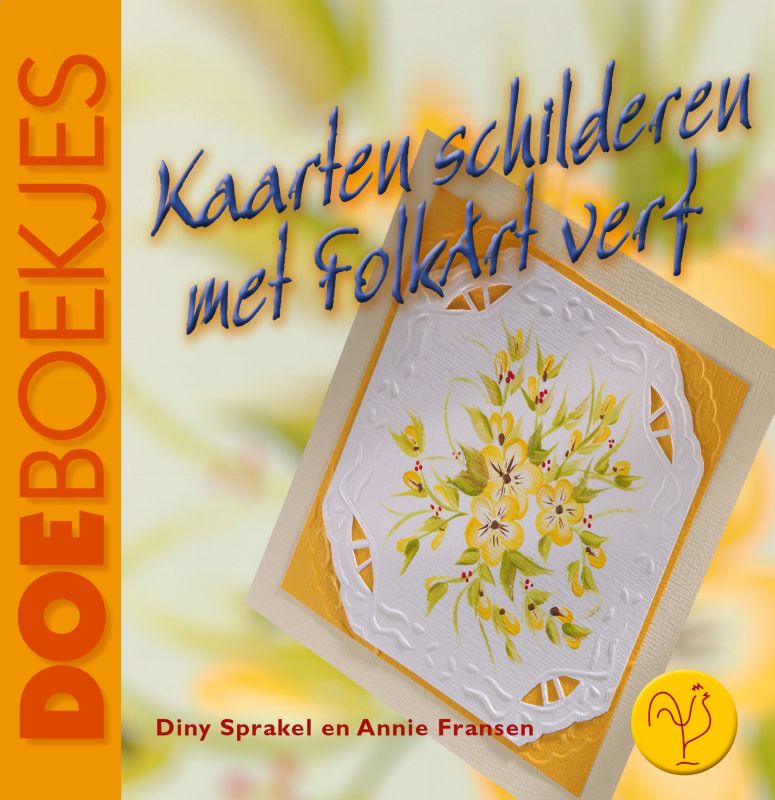 Omslag van Kaarten schilderen met Folk Artverf
