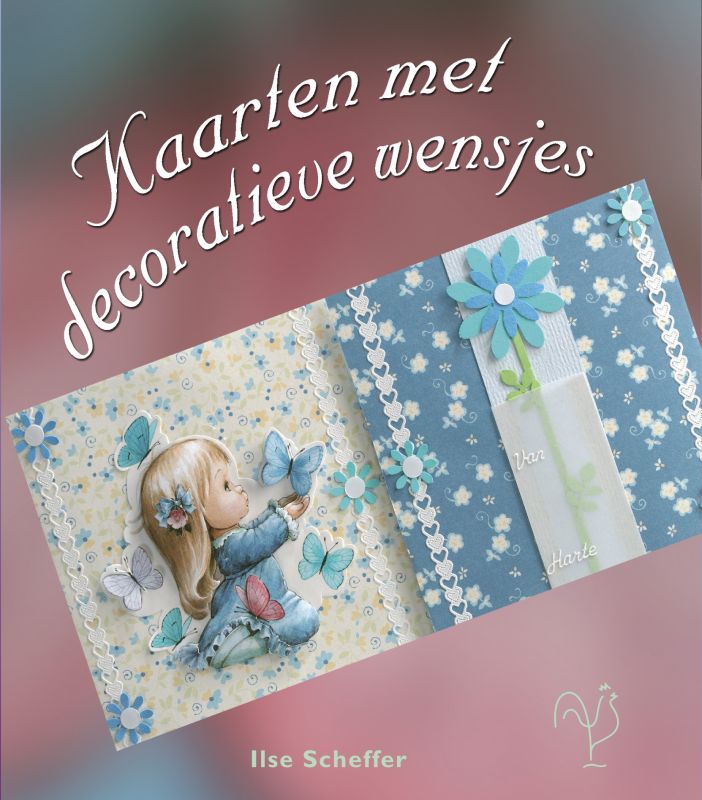 Omslag van Kaartje met decoratieve wensjes