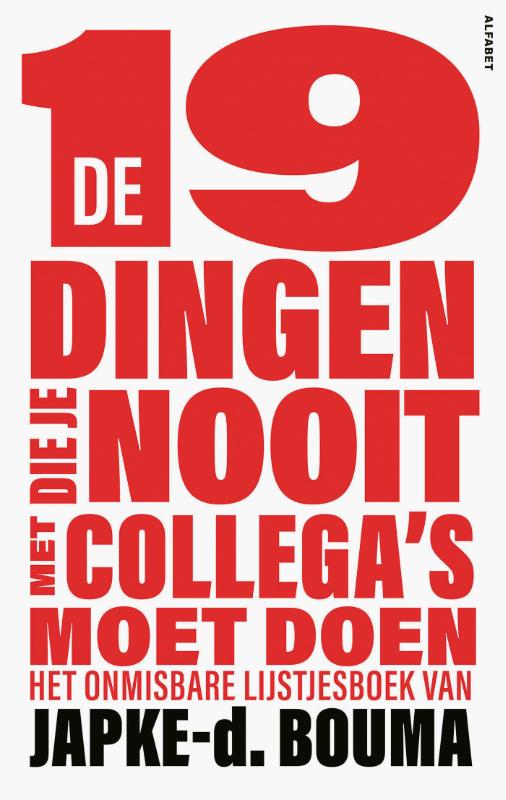 Omslag van De 19 dingen die je nooit met collega's moet doen