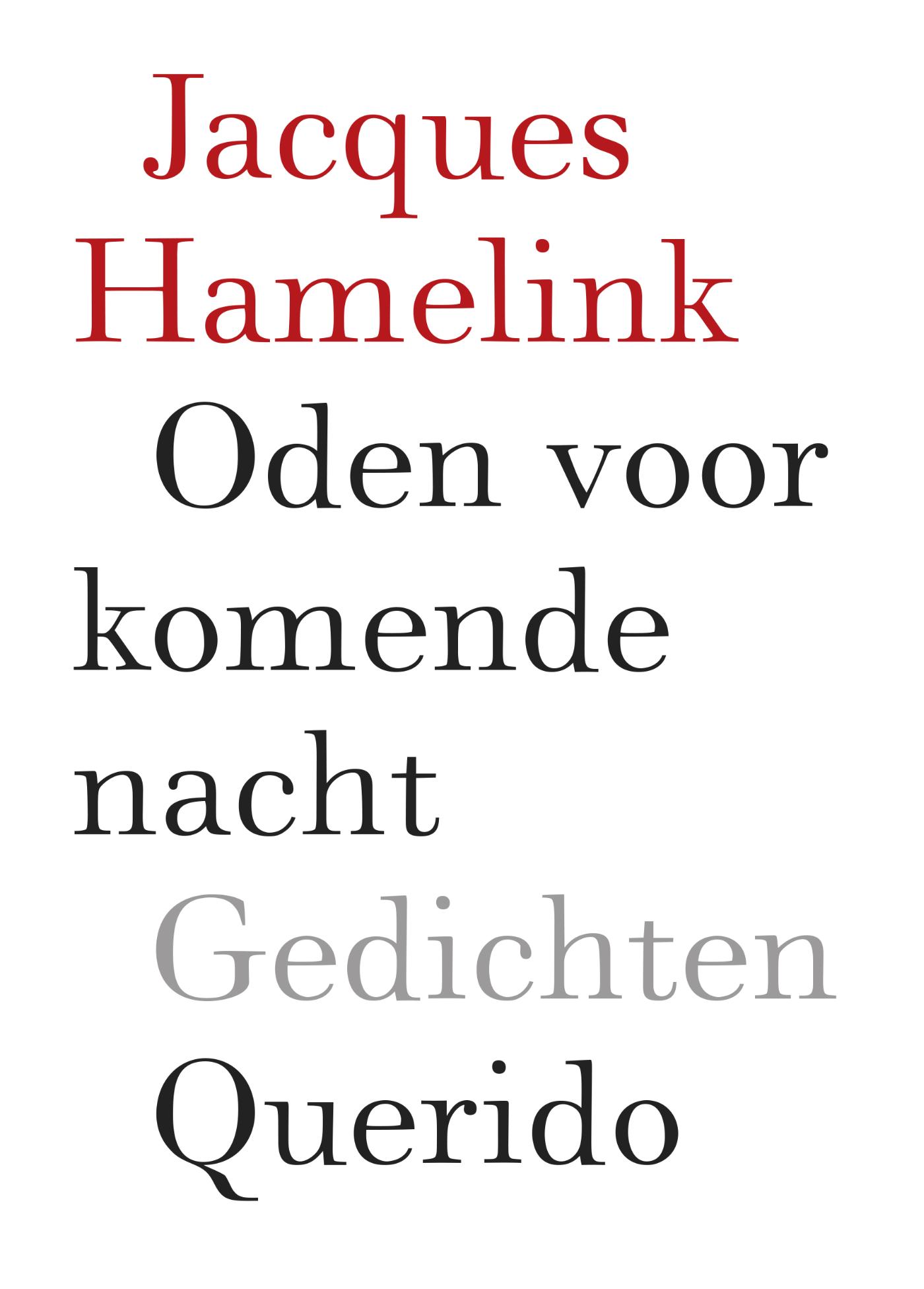 Omslag van Oden voor komende nacht