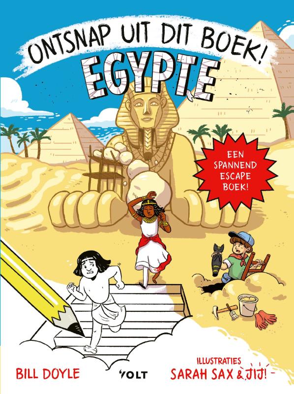 Omslag van Ontsnap uit dit boek-Egypte