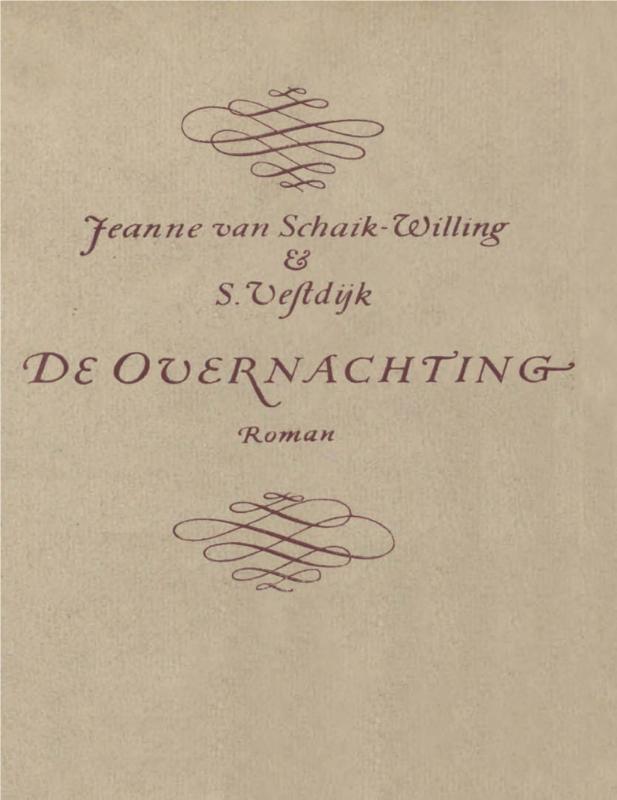 Omslag van De overnachting