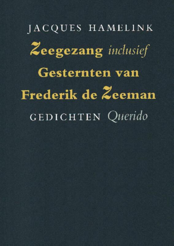 Omslag van Zeegezang, inclusief gesternten van Frederik de zeeman