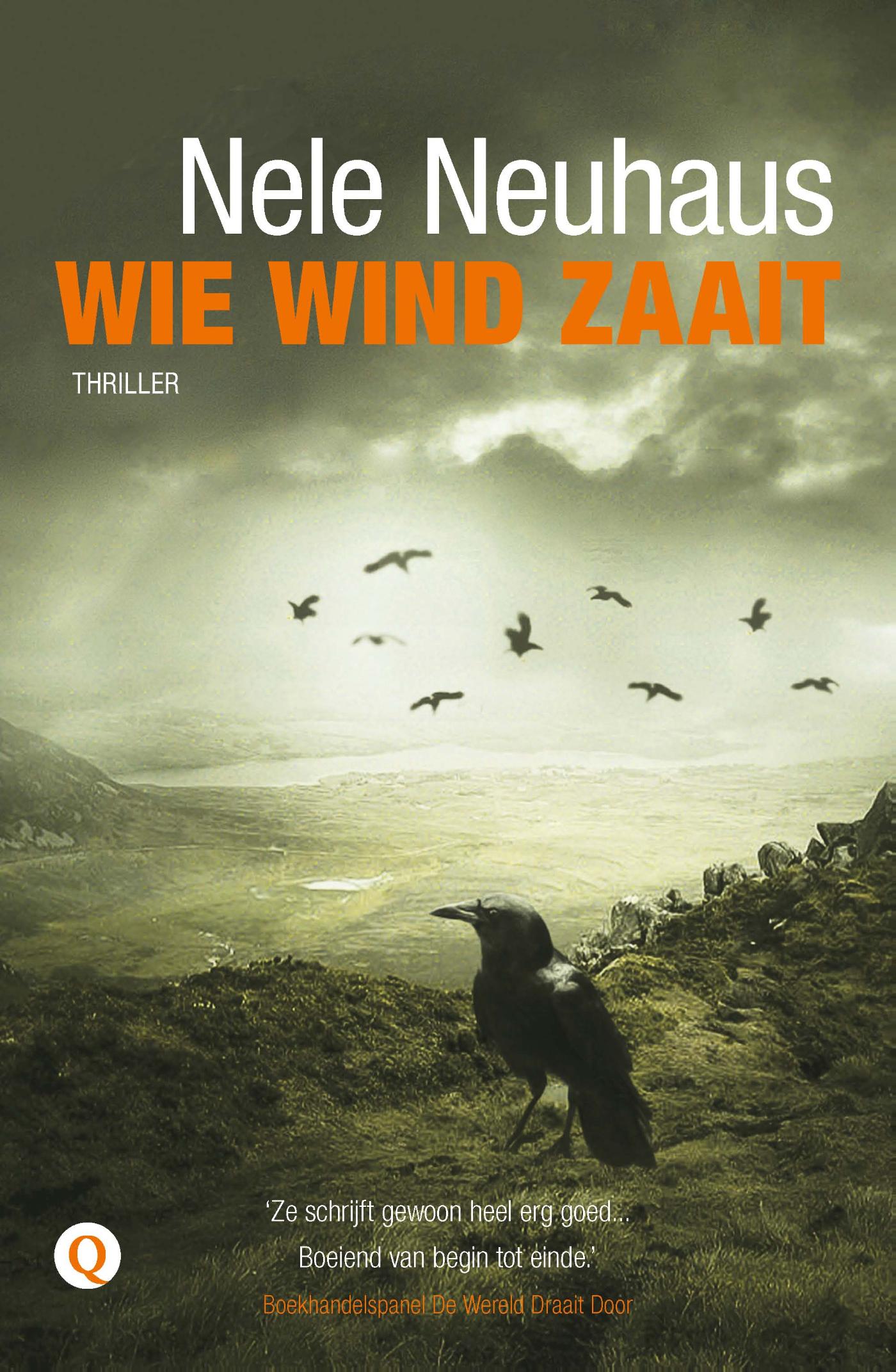 Omslag van Wie wind zaait