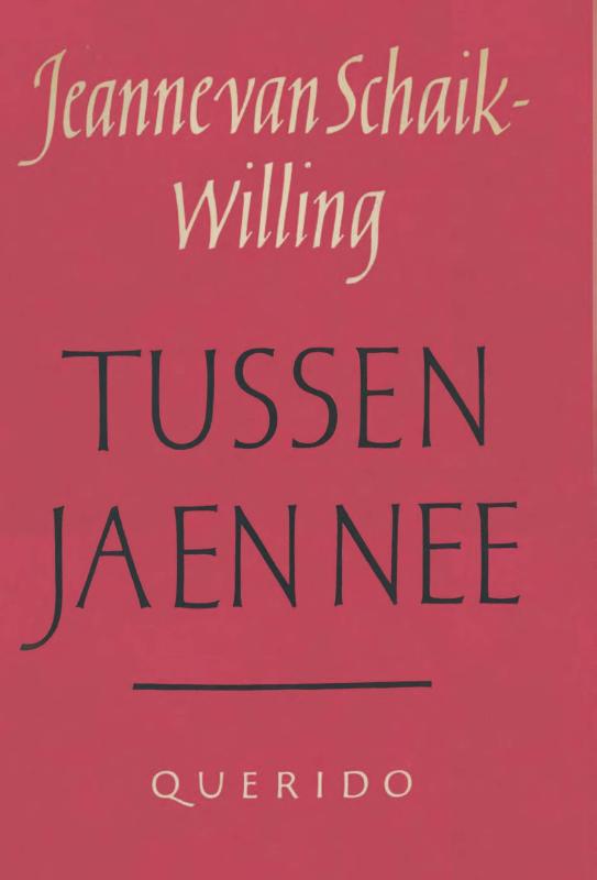 Omslag van Tussen ja en nee