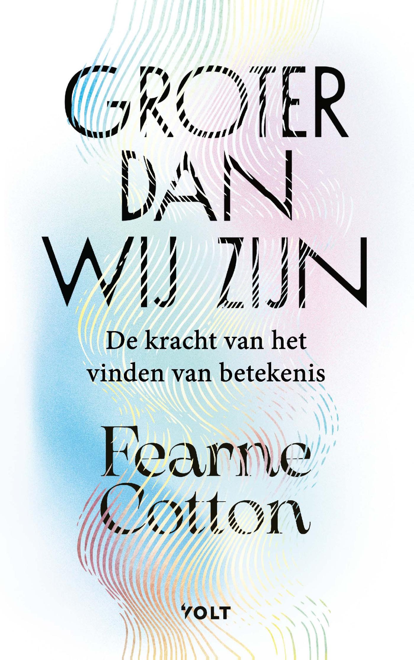 Omslag van Groter dan wij zijn