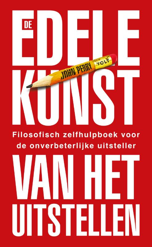 Omslag van De edele kunst van het uitstellen