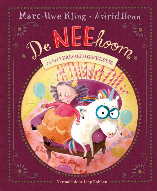 Omslag van De NEEhoorn en het verjaardagsfeestje