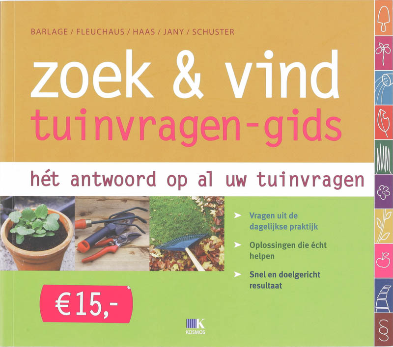 Omslag van Zoek & vind tuinvragen-gids