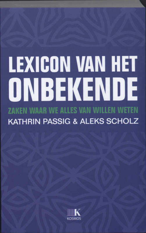 Omslag van Lexicon van het onbekende