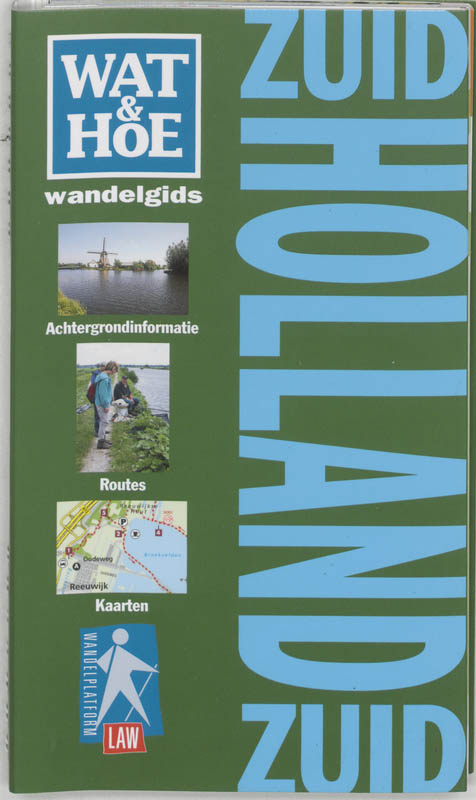 Omslag van Wat & Hoe wandelgids Zuid-Holland Zuid