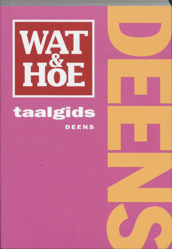 Omslag van Wat & Hoe taalgids Deens
