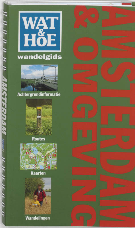 Omslag van Wat & Hoe wandelgids Amsterdam en omgeving