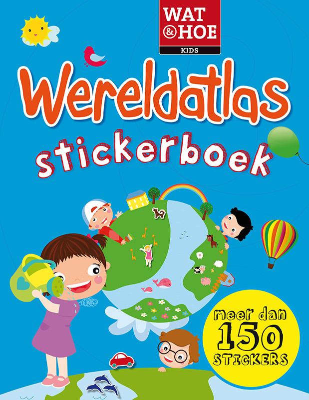Omslag van Wereldatlas stickerboek