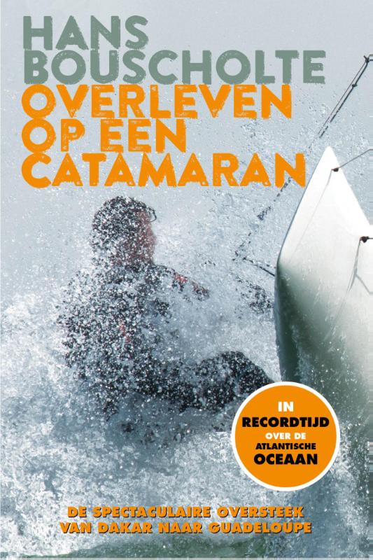 Omslag van Overleven op een catamaran