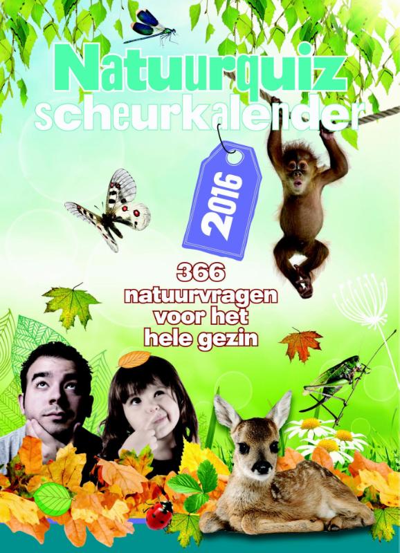 Omslag van Natuurquiz scheurkalender 2016