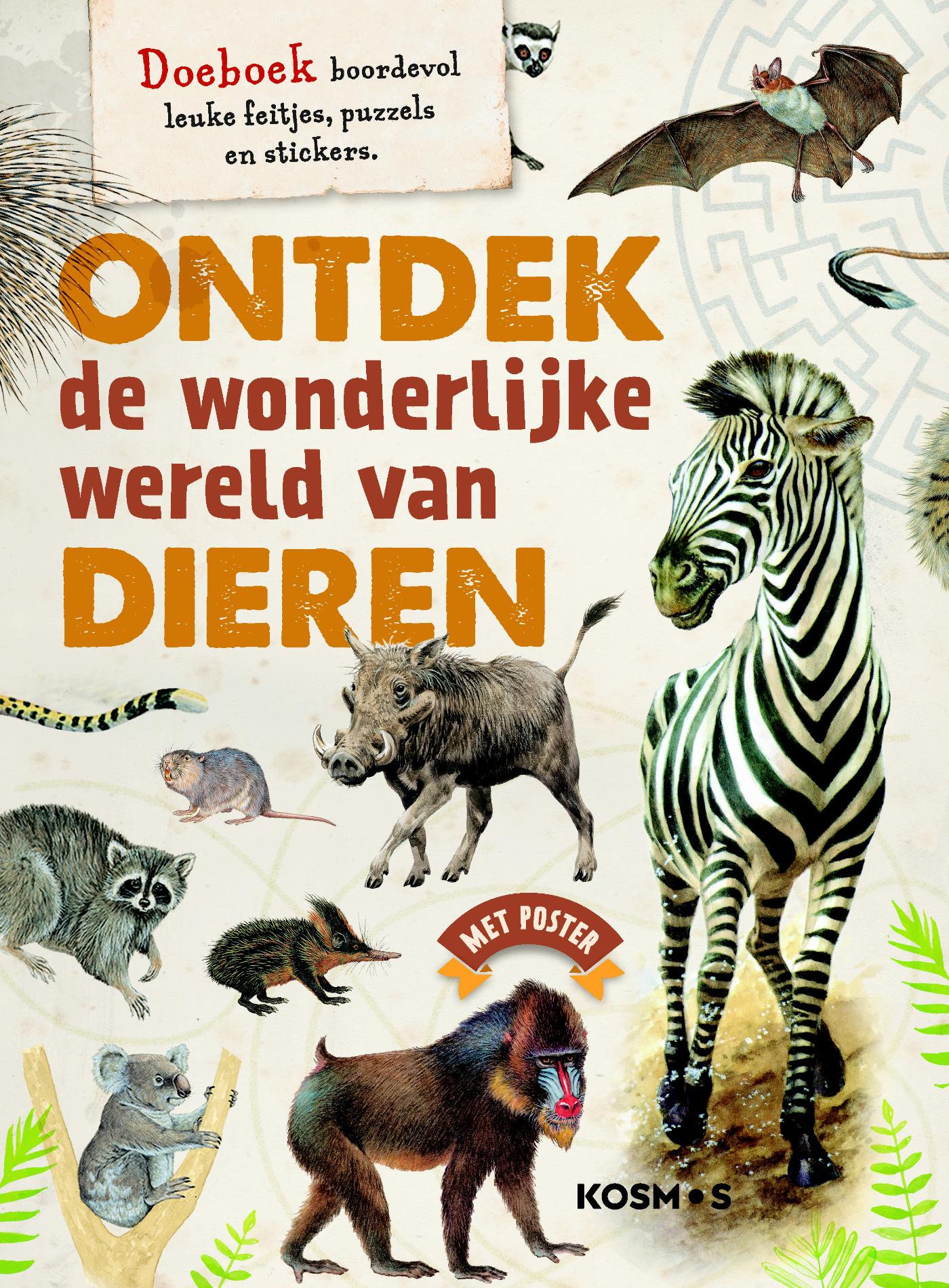 Omslag van Ontdek de wonderlijke wereld van dieren
