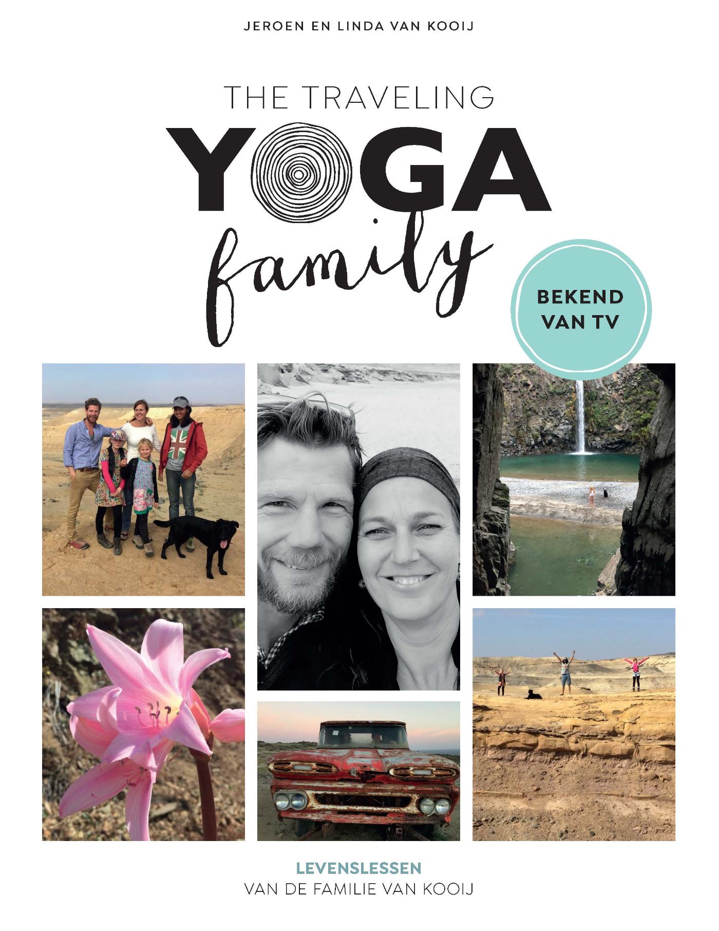 Omslag van The Traveling Yoga Family
