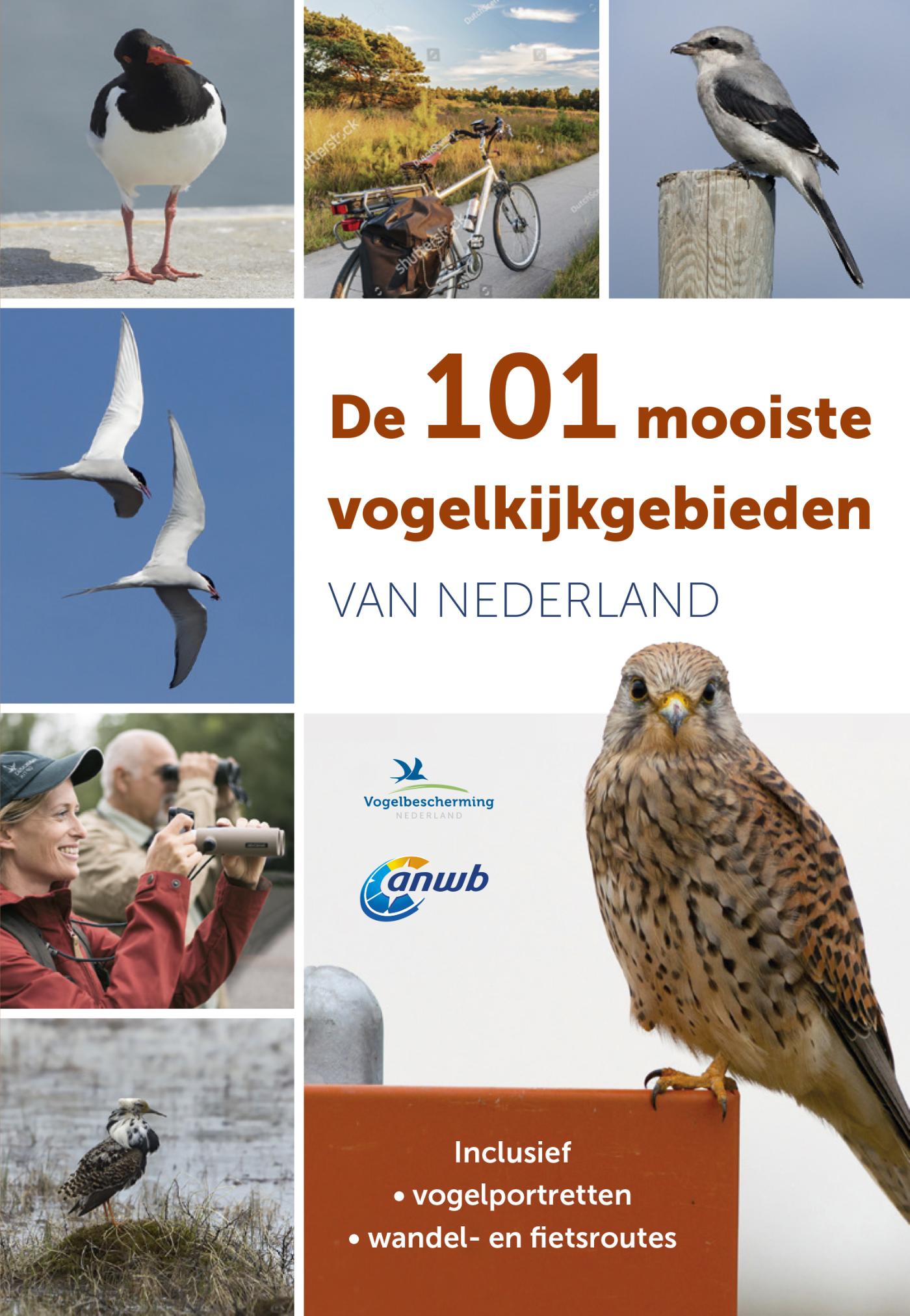 Omslag van De 101 mooiste vogelkijkgebieden van Nederland