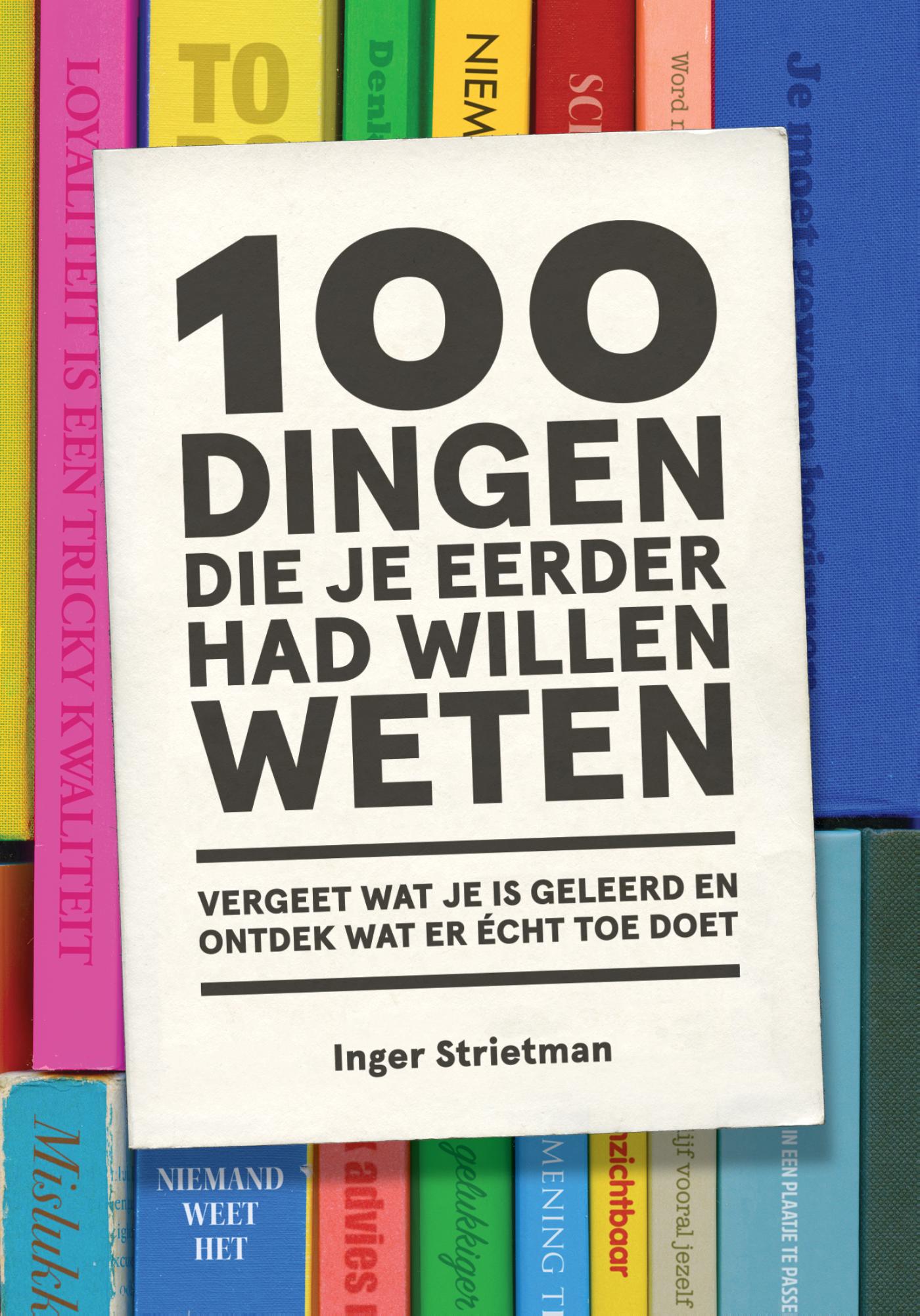 Omslag van 100 dingen die je eerder had willen weten