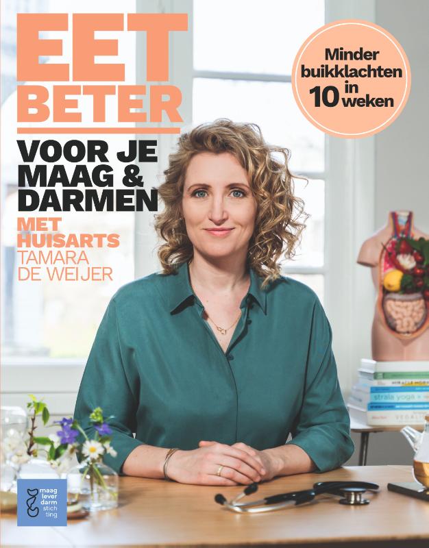 Omslag van Eet beter voor je maag en darmen met huisarts Tamara de Weijer
