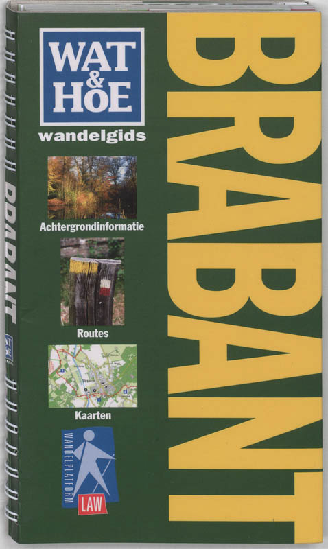 Omslag van Wat & Hoe wandelgids Brabant