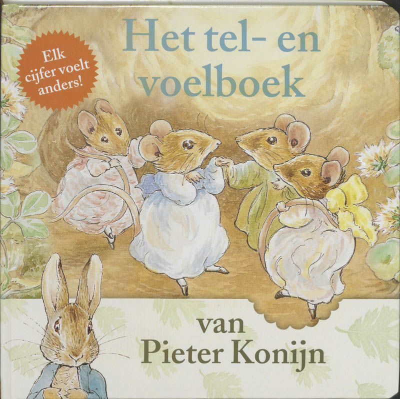 Omslag van Het tel- en voelboek van Pieter Konijn