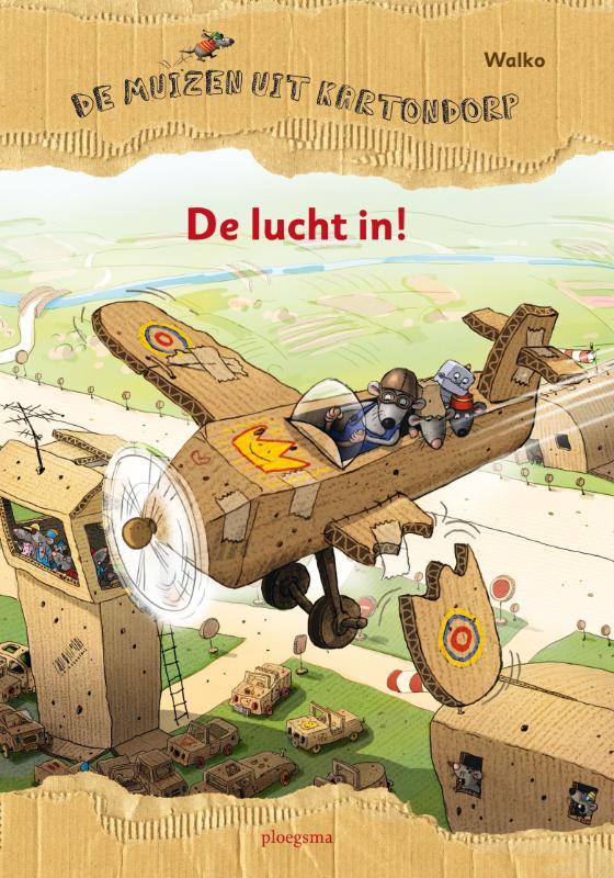 Omslag van De lucht in!
