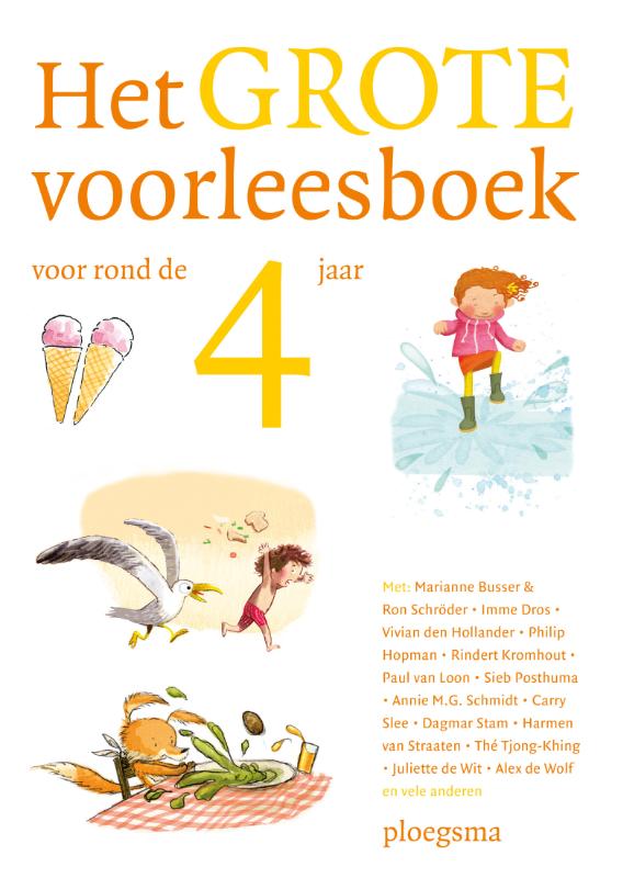 Omslag van Het grote voorleesboek voor rond de 4 jaar
