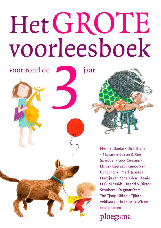 Omslag van Het grote voorleesboek voor rond de 3 jaar
