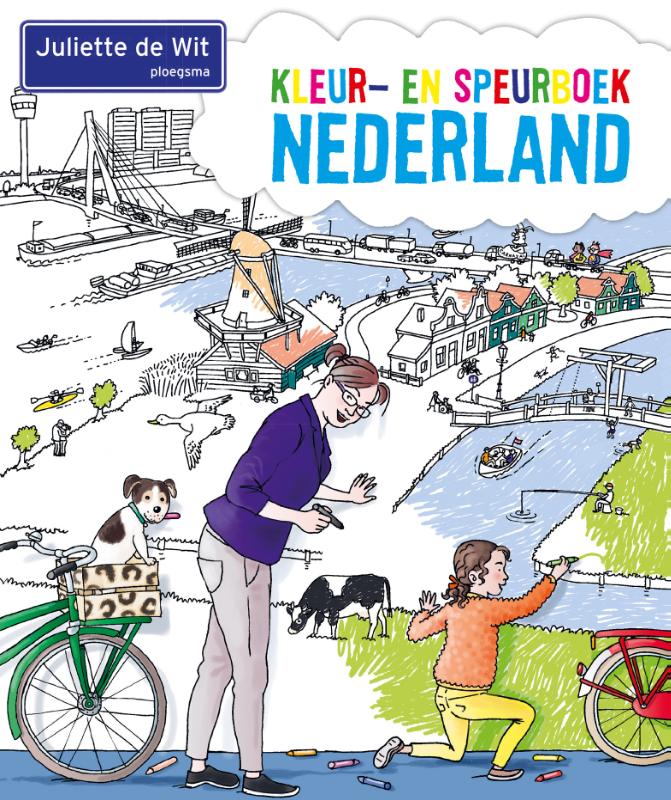 Omslag van Kleur- en speurboek Nederland