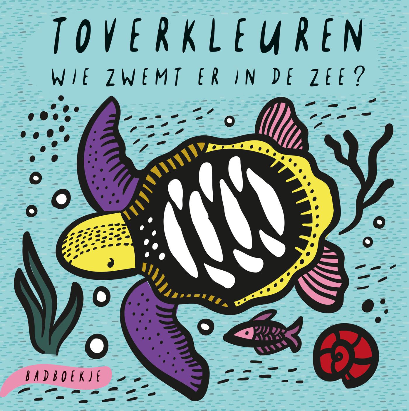 Omslag van Wie zwemt er in de zee?