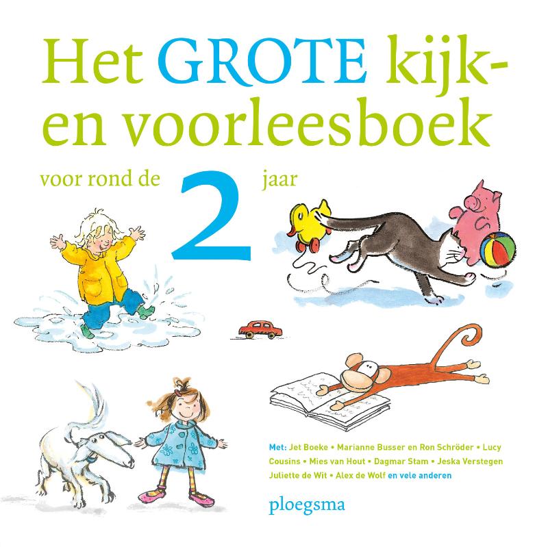 Omslag van Het grote kijk-en voorleesboek voor rond de 2 jaar